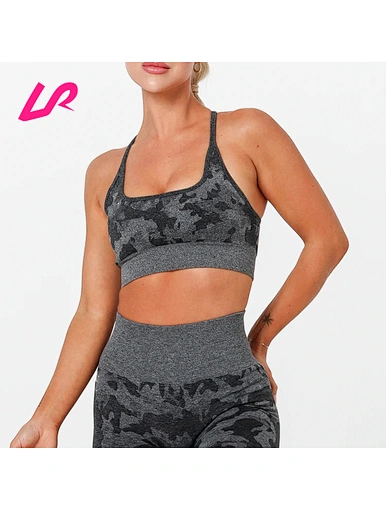 Cover up in style with our camouflage sports bra. Designed for comfort and support, it's a must-have for any workout wardrobe. Shop now and stay ahead of the trend.